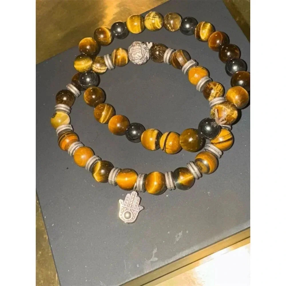Tiger's Eye Power & Protection Bracelets (SOLD INDIVIDUALLY) - Picture 1 of 11